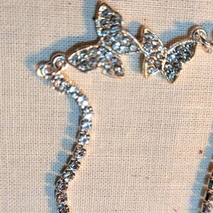 Elegant Silver Butterfly Necklace